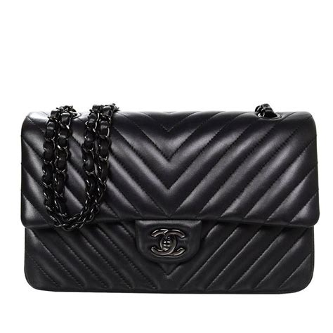 chanel chevron black imitation buy online ioffer